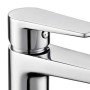 Miscelatore Rubinetto Lavabo Cromato Bagno Casa