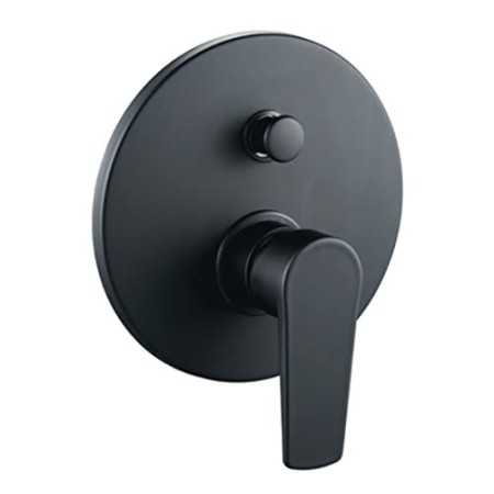 Ogomondo Miscelatore Doccia Ad Incasso Da Parete Con Deviatore Africa Rubinetto Nero