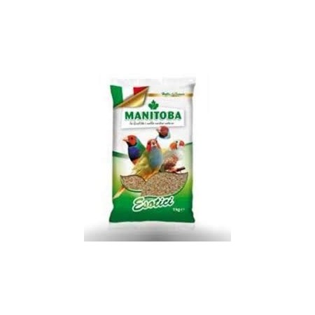 Manitoba Esotico Mangime per Uccelli Esotici Confezione da 1 Kg