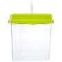 Ferplast Contenitore per Pesci Geo Medium Vasca 2,5 L per Piccoli Animali Acquario Terrario Insetti Tartarughe, Robusta, Griglie