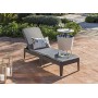 Keter Lettino Prendi Sole da Esterno con Cuscino Incluso, Grafite, 187.5 x 58 x 29 centimetri