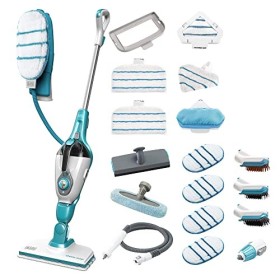 BLACK+DECKER FSMH1321JMD-QS Lavapavimenti a vapore STEAM-MOP 17 in 1, Sistema di Pulizia Guanto Steamitt, 1300 W, Sistema antica