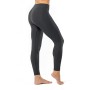 Guam - IL Leggings Pinocchietto Colore Nero Taglia L/XL con Alghe Marine