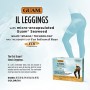Guam - IL Leggings Pinocchietto Colore Nero Taglia L/XL con Alghe Marine