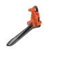 BLACK+DECKER GW3030-QS Soffiatore/Aspiratore/Trituratore a Filo 3000 W, Velocità di soffiaggio variabile 230 - 418 Km/h, 106 dB