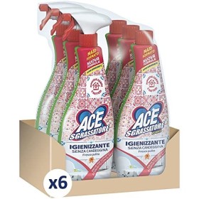 ACE Spray Sgrassatore Igienizzante + Ricarica, Senza Candeggina, Bipacco 2 x 800 ml, Cartone da 3 Bipacchi