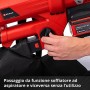 einhell GE-CL 36 Li E-Solo Soffiatore/Aspiratore a Batteria, Rosso/Nero