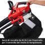 einhell GE-CL 36 Li E-Solo Soffiatore/Aspiratore a Batteria, Rosso/Nero