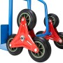 TecTake Carrello per scale 6 ruote portapacchi manuale da trasporto montascale scala