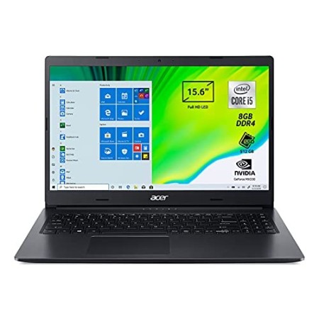 Acer Aspire 3 A315-57G-55JC Pc Portatile, Notebook con Processore Intel Core i5-1035G1, Ram 8 GB DDR4, 512 GB PCIe NVMe SSD, Dis