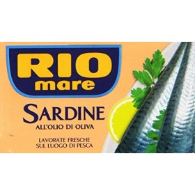 Rio Mare - Sardine all'Olio di Oliva, Ricche di Omega 3, 1 Lattina da 120g