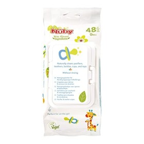 Nuby - Salviette detergenti Nuby per ciucci e giocattoli