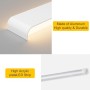 K-Bright Applique a LED, illuminazione di design su e giù, applique da parete 83CM, impermeabile IP44,2700K-3000K bianco caldo,