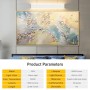 K-Bright Applique a LED, illuminazione di design su e giù, applique da parete 83CM, impermeabile IP44,2700K-3000K bianco caldo,