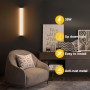 K-Bright Applique a LED, illuminazione di design su e giù, applique da parete 83CM, impermeabile IP44,2700K-3000K bianco caldo,