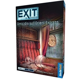 Giochi Uniti- Exit: OMICIDIO SULL'ORIENTE Express Excape Room, Multicolore, GU333
