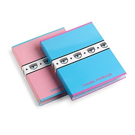Cartelle ad anelli, Chiara Ferragni x Pigna, f.to 27x32cm, confezione 5 pz