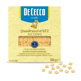 De Cecco Quadrucci All'Uovo n° 672 - 250 g