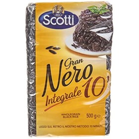 Riso Scotti - Gran Nero Integrale 10' - Riso Integrale Nero - 500 gr