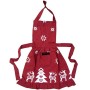 Ragged Rose Betsy Childs Frilly - Grembiule natalizio in cotone, per bambini dai 3 ai 7 anni