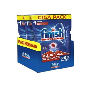 Finish, 282 Pastiglie per Lavastoviglie, All In One Max, 3 Confezioni da 94 Pastiglie
