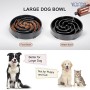 Ciotola per Cani Alimentazione Lenta, anti-imbracatura Antingozzamento Sicurezza Durevole ecologica