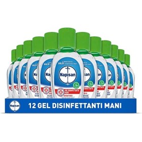Napisan Gel Igienizzante Mani, Gel Disinfettante, Antibatterico, Confezione Da 12 Gel, Gel Mani da 50 ml