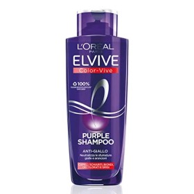 L'Oréal Paris Shampoo Antigiallo Color Vive Purple, Shampoo Antigiallo per Capelli Schiariti, Biondi, Decolorati e Grigi, 200 m