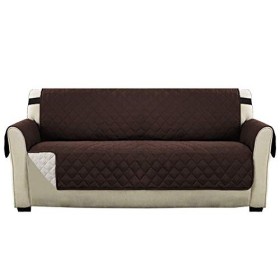 H.VERSAILTEX Copridivano 3 Posti Impermeabile Divano Protector Mobili Coperture su Due Lati per Cani/Gatti Letto con Divano Slip
