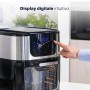 Princess 182075 Forno, 1800 W, 11 Litri, Acciaio Inossidabile, Friggitrice ad Aria Deluxe