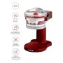 Ariete 78 Sweet Granita Macchina per Granita, Lama Acciaio Inox, Funzione Tritaghiaccio, 30 W, Rosso