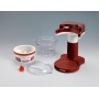 Ariete 78 Sweet Granita Macchina per Granita, Lama Acciaio Inox, Funzione Tritaghiaccio, 30 W, Rosso