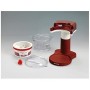 Ariete 78 Sweet Granita Macchina per Granita, Lama Acciaio Inox, Funzione Tritaghiaccio, 30 W, Rosso