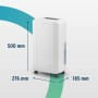 Olimpia Splendid 01958 Aquaria Slim 14 P Deumidificatore 14 Litri al Giorno con Tanica Estraibile, Timer 24 Ore Integrato e Pure