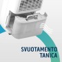 Olimpia Splendid 01958 Aquaria Slim 14 P Deumidificatore 14 Litri al Giorno con Tanica Estraibile, Timer 24 Ore Integrato e Pure