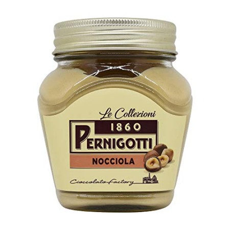 Pernigotti, Crema Nocciola, Crema Spalmabile con il 30% di Nocciole, Senza Cacao, Senza Olio di Palma, Senza Glutine, 6 Pezzi x 