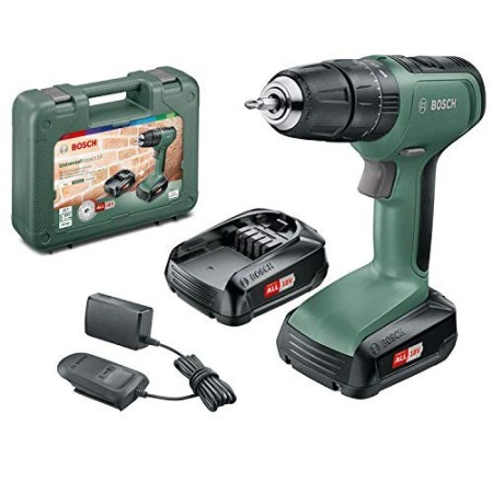 Bosch 06039C8101 Trapano Battente - Avvitatore a batteria al Litio, 18 V, 0 – 400 / 1.350 giri/min
