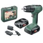 Bosch 06039C8101 Trapano Battente - Avvitatore a batteria al Litio, 18 V, 0 – 400 / 1.350 giri/min