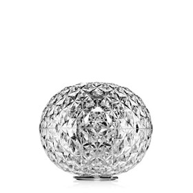 Kartell Planet Lampada da Appoggio 22 W, Trasparente(Cristallo), 31X28 Cm