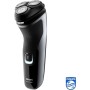Philips S1332/41 Rasoio Series 1000, Testine Flex 4D, Lame PowerCut, Apertura OneTouch, Uso Cordless e Corded, 45 minuti di auto