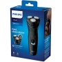 Philips S1332/41 Rasoio Series 1000, Testine Flex 4D, Lame PowerCut, Apertura OneTouch, Uso Cordless e Corded, 45 minuti di auto