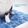 Bedsure Tappetino Refrigerante per Cani e Gatti Grande 90 x 60 cm - Cuscino Refrigerante per Animali con Rinfrescante Modello Oc