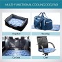 Bedsure Tappetino Refrigerante per Cani e Gatti Grande 90 x 60 cm - Cuscino Refrigerante per Animali con Rinfrescante Modello Oc