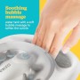 HoMedics Set per Manicure e Pedicure Elettrico, Kit Massaggio Lenitivo con Ammollo, 12 Accessori per Trattamento di Unghie, Disc