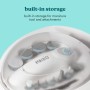 HoMedics Set per Manicure e Pedicure Elettrico, Kit Massaggio Lenitivo con Ammollo, 12 Accessori per Trattamento di Unghie, Disc