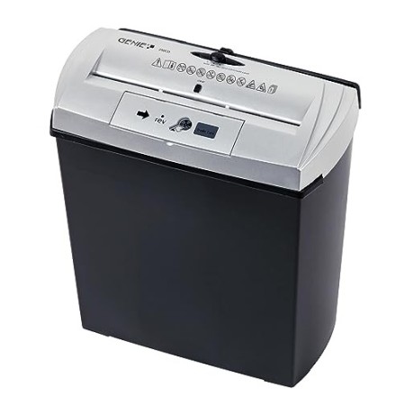 Genie, distruggidocumenti 250, per carta e CD, trituratore carta e CD da ufficio, fino a 7 fogli, incluso trituratore CD Genie 