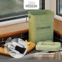 KitchenCraft Living Nostalgia-Contenitore per compost da cucina in metallo, acciaio, verde
