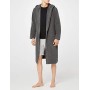 Tommy Hilfiger Icon Hooded Bathrobe Accappatoio, Grigio (Magnet 884), M Uomo