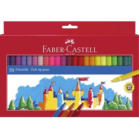 Faber-Castell 554250 Pennarello, 50 Pezzi