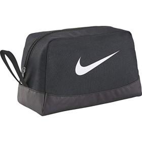 Nike Club Team Swoosh Toiletry Bag Beauty Case, 27 cm, Nero (White)